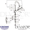 Grohe Atrio Sink Mixer Kitchen Tap Spares